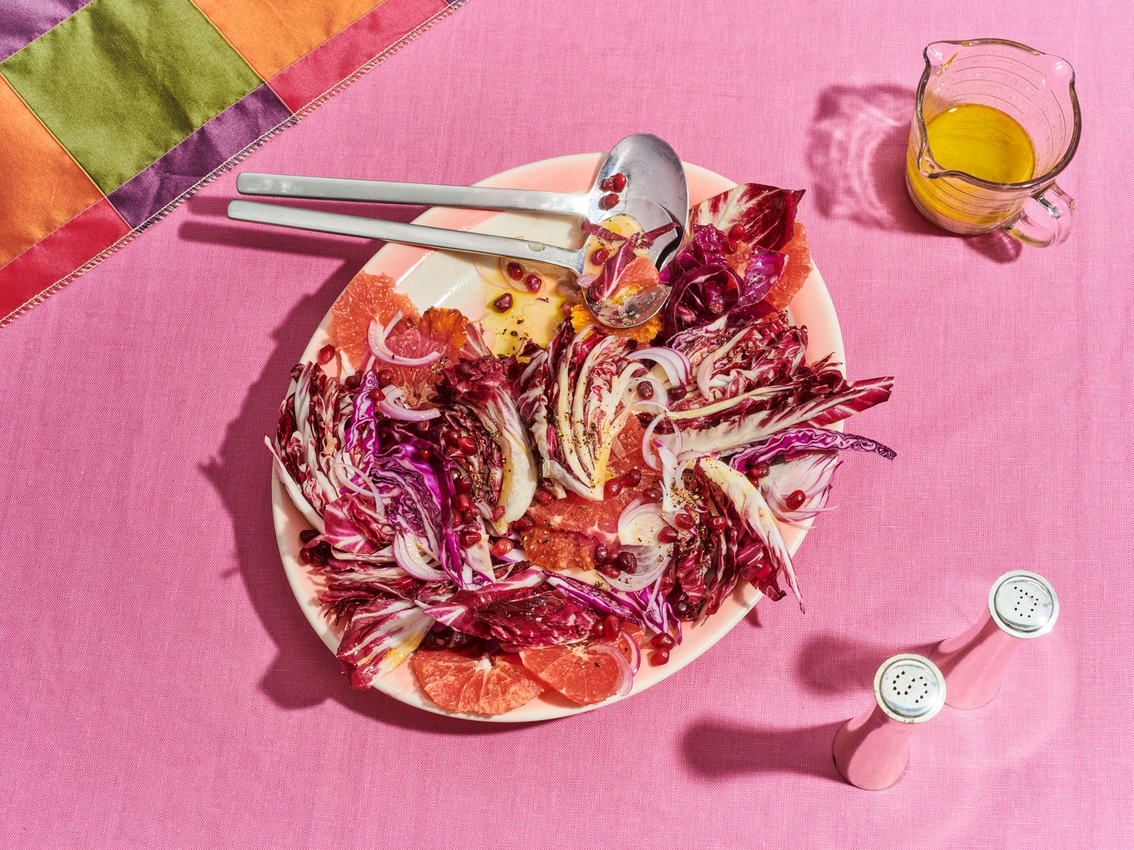 Festive Red Cabbage and Radicchio Salad