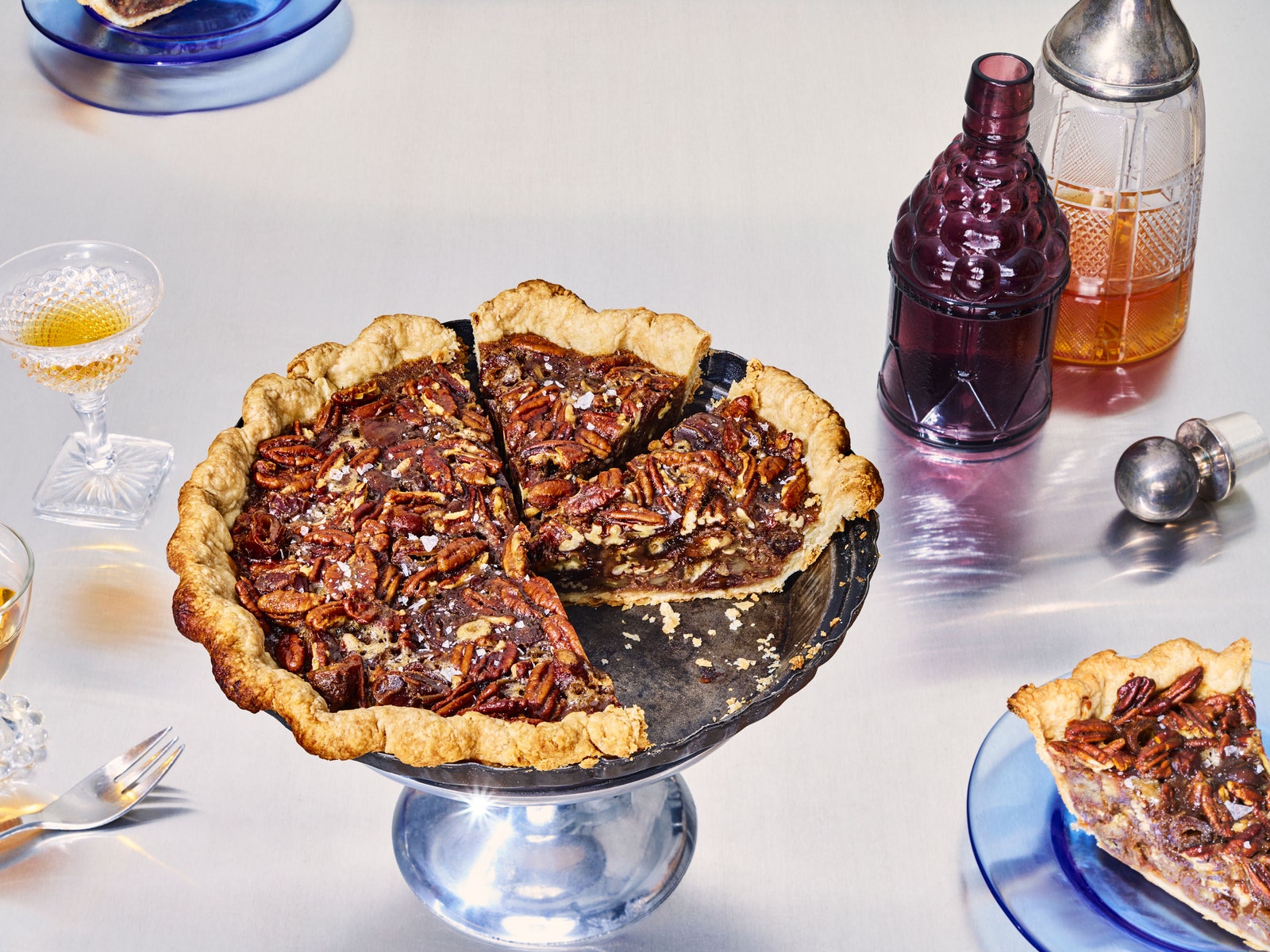 Bourbon-Date Pecan Pie