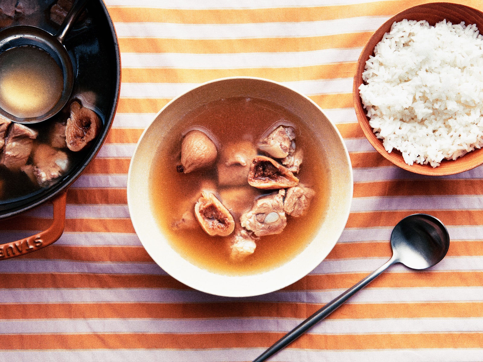 Pork Rib Soup With Figs