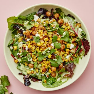 Corn  Chickpea Bowl with MisoJalapeño Tahini recipe