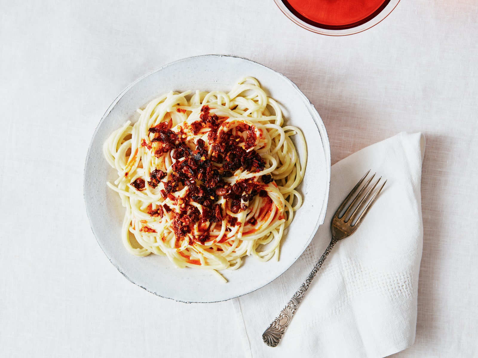 Creamy Chili Crisp Pasta